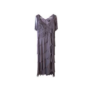 Adrianna Papell Lavender Long Formal Dress Size 10